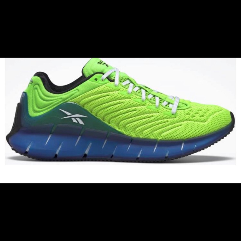 Brand New Reebok Zig Kinetica Solar Green/Blue